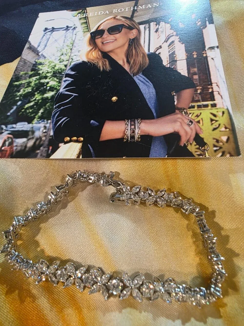 Frieda Rothman -NWOT- cubic zirconia bracelet